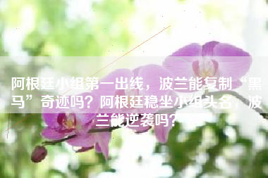 阿根廷小组第一出线，波兰能复制“黑马”奇迹吗？阿根廷稳坐小组头名，波兰能逆袭吗？