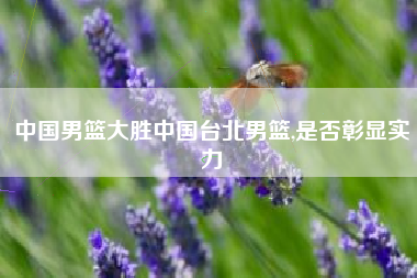 中国男篮大胜中国台北男篮,是否彰显实力