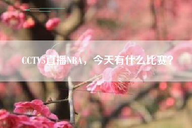 CCTV5直播NBA,今天有什么比赛?